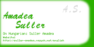 amadea suller business card